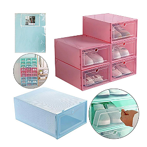 Caixa Organizadora Para Sapatos 33x23x14cm BC23302 Bons Cheff