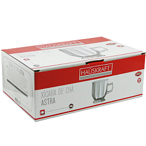 Conjunto De Xícaras Astra 160ml Com 6 Peças JGCH056 Hauskraft