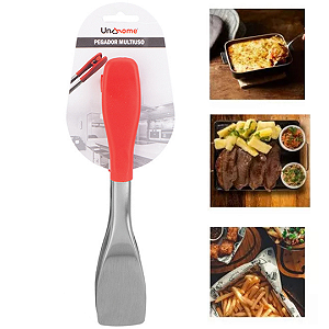 Pegador Multiuso Em Inox Com Cabo Plastico 23,5x4cm UD211606 Unygift