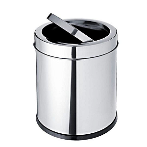 Lixeira Basculante Inox 3 Litros WX011506 Wellmix