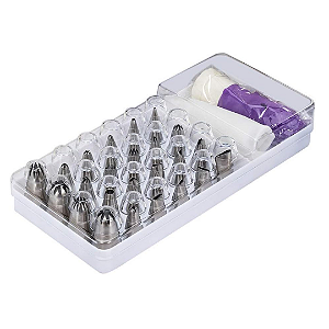 Decorador De Bolo Para Confeitar Com 27 Peças CZ22743 Cosy