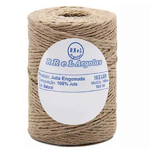 Rolo Fio De Juta Engomada 100m RReL