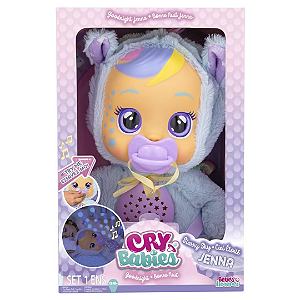 Boneca Cry Babies Good Night Jenna BR1408 Multilaser