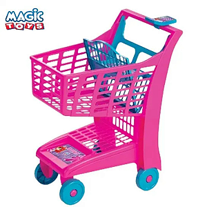 Carrinho De Compras Market Pink 870 Magic Toys