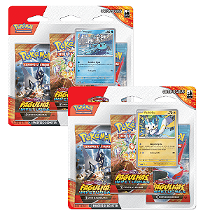 Blister Triplo Pokemon EV8 Fagulhas Impetuosas Copag