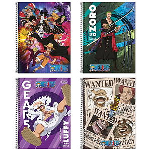 Caderno Espiral Capa Dura Connect One Piece 80 Folhas Tilibra