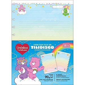 Refil Para Caderno Tilidisco Ursinhos Carinhosos 90g/m² 50 Folhas Tilibra