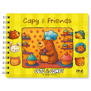 Livro Para Colorir Cute & Comfy Capy E Friends 584657 Pae Editora
