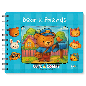Livro Para Colorir Cute & Comfy Bear Friends 584633 Pae Editora