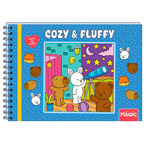 Livro Para Colorir Cozy And Fluffy 584716 Magic Kids