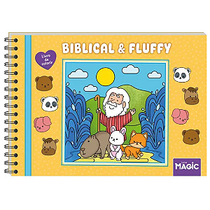 Livro Para Colorir Biblical And Fluffy 584013 Magic Kids