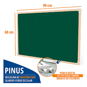 Lousa Verde 60x90cm 4412 Stalo
