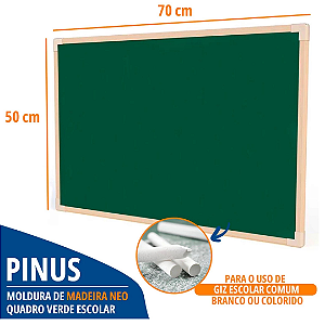 Lousa Verde 70x50cm 4411 Stalo