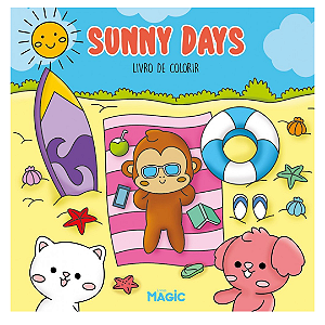 Livro Para Colorir Bobbie Goods Sunny Days 84952 Magic Kids