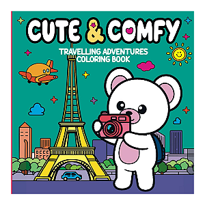 Livro Para Colorir Cute & Comfy Bold Easy Edição 6 Camelot Editora