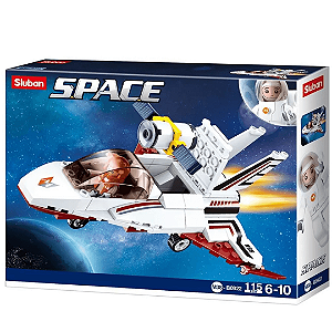Blocos De Montar Clubic Nave Espacial 115 Peças BR1340 Multilaser