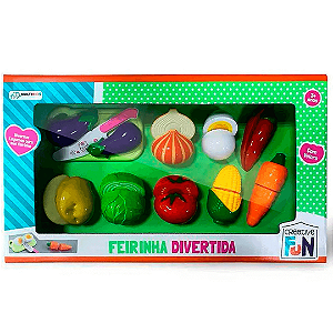 Feirinha Divertida Legumes Creative Fun BR1109 Multilaser.