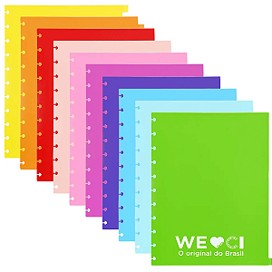 Divisórias Colorcode Grande 10 Matérias CIDG4004 Caderno Inteligente