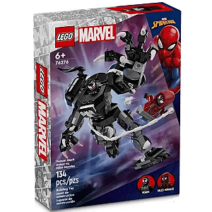 Lego Marvel Armadura Mech Venom Vs. Morales 134 Peças 76276