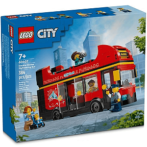 Lego City Ônibus Panorâmico Vermelho 384 Peças 60407