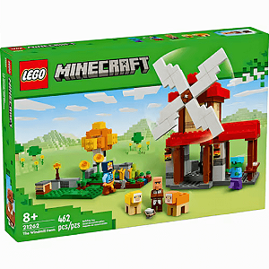 Lego Minecraft A Fazenda Do Moinho De Vento 462 Peças 21262