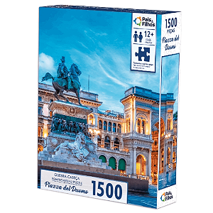 Quebra Cabeça  Piazza Del Duomo 1500 Peças 792997 Pais E Filhos