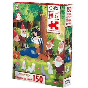 Quebra Cabeça Branca De Neve 150 Peças 2861 Pais E Filhos