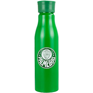 Garrafinha De Alumínio Palmeiras Oficial 600ml Qh073-3 Mileno