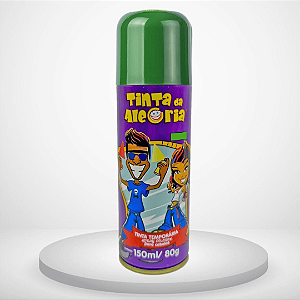 Tinta Para Cabelo Spray Verde 150ml TAVD2 Da Alegria