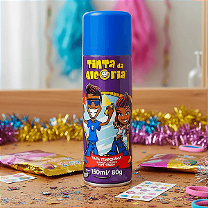 Tinta Para Cabelo Spray Azul 150ml TAAZ2 Da Alegria