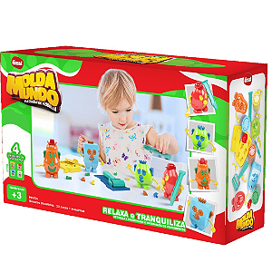 Massinha Bonecos Divertidos II Com 20 Peças MK433 Dismat