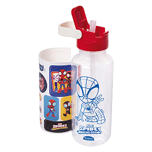 Garrafa Plástica Spidey Amazing Friends 600ml 16705 Plasutil