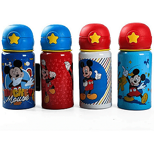 Garrafa De Aluminio Mickey 500ml DIS079 Bbr