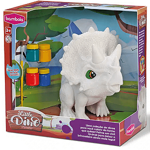 Boneco Little Dino Pintura Triceratops 800 Bambola