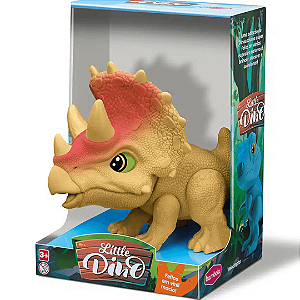 Boneco Little Dino Triceratops 771 Bambola