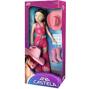 Boneca Ana Castela 55cm 1290 Baby Brink