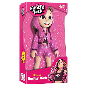 Boneca Emilly Vick Dos Rosa 1270 Baby Brink
