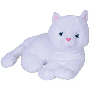Pelucia Gata Branca 34cm 7050 Lovely Toys