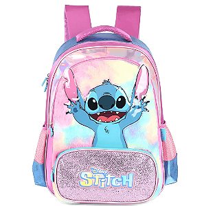 Mochila De Costas Stitch Roxa IS42411SC-RX Luxcel