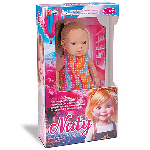 Boneca Naty Com Cabelo 959 Bambola
