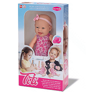 Boneca Titi Com Chupeta 823 Bambola
