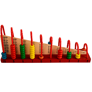 Abaco Em Madeira 10 Hastes Diagonal YP8619 Yins Paper