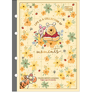 Refil Para Fichário Universitário Pooh 80 Folhas Tilibra