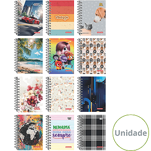 Caderneta Espiral Capa Dura 96 Folhas Panamericana