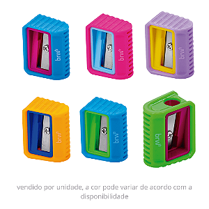 Apontador Retangular Colorful AP1210 Brw