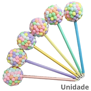 Lápis Preto Hb Mini Pompom T&M