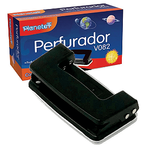 Perfurador Para Papel Dois Furos Para 10 Folhas V082 Vmp