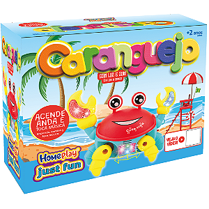 Caranguejo Funny Crab Mecânico 1102 Homeplay