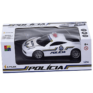 Carrinho De Controle Remoto Polícia K2747P Cks