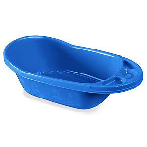 Banheira Para Bebe 32 Litros Azul 28765 Arqplast